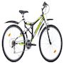 Voir la diapositive 2 : BACHINI Vélo VTT 26'' - Vélo Tout Suspendu - 18 Vitesses - Transmission Shimano - Freins V-Brake - Jantes Alu