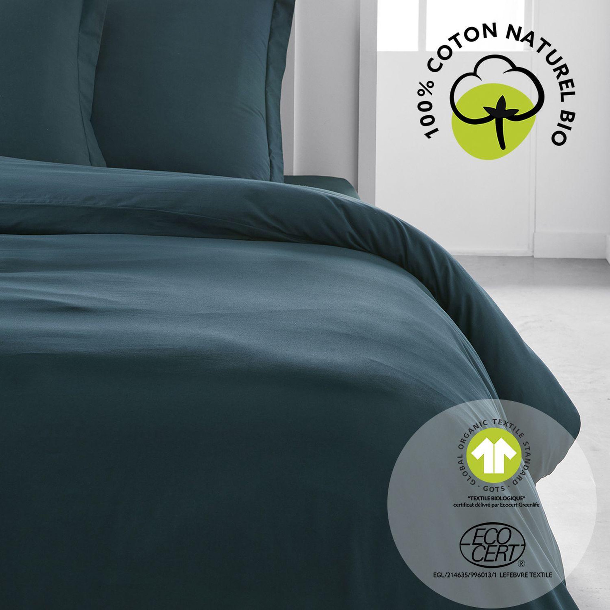 Voir la diapositive 2 : Today Housse de couette 2 places - 100% coton BIO