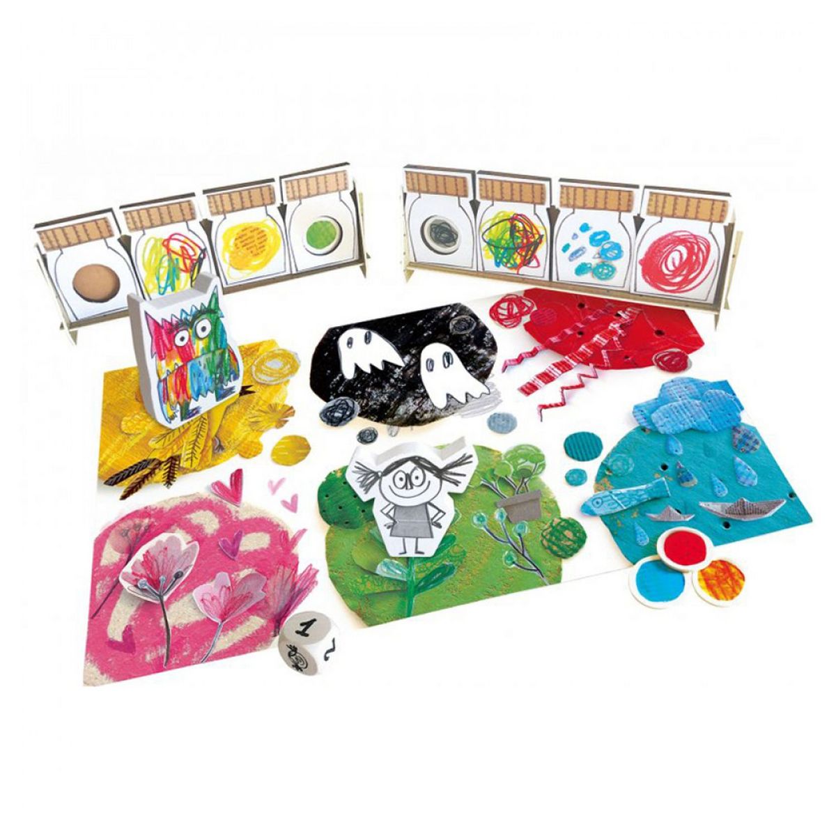 ASMODEE Jeu Le monstre des couleurs 