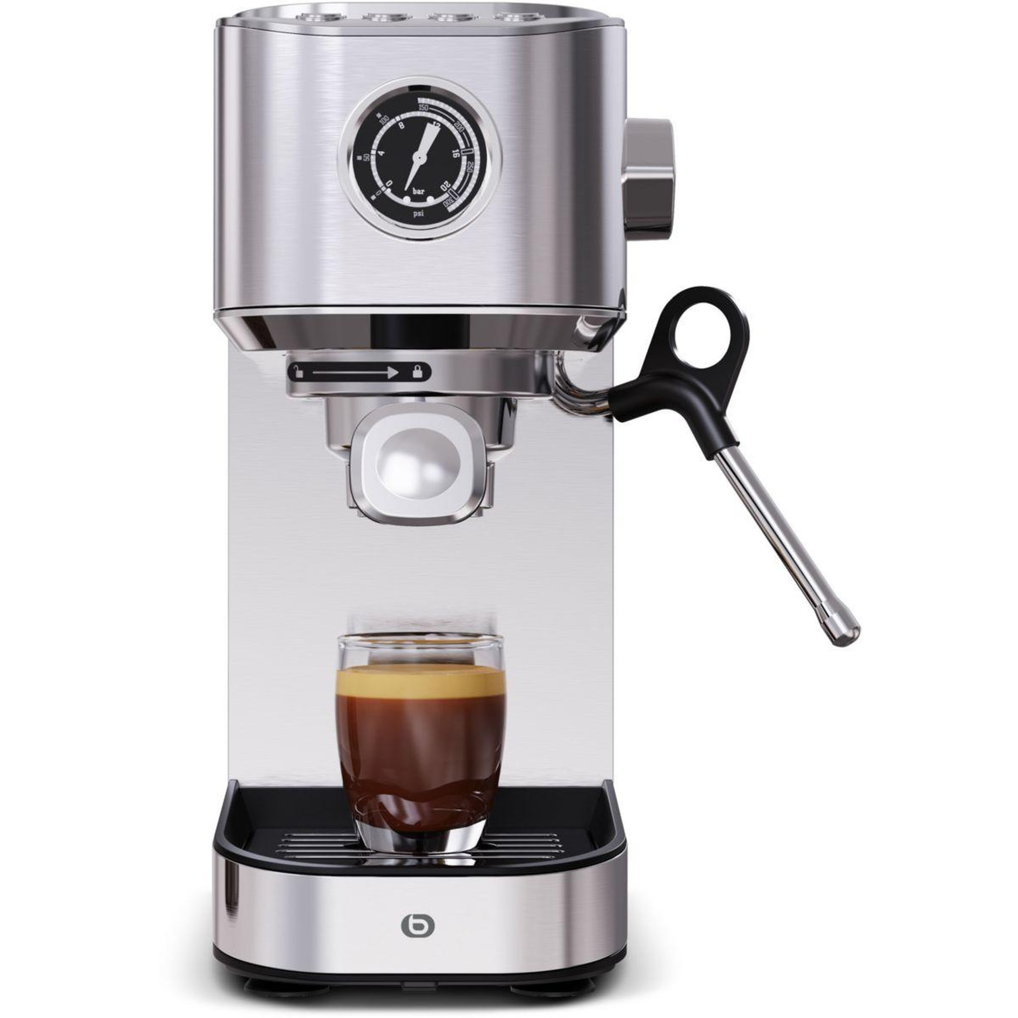 Voir la diapositive 2 : ESSENTIEL B Machine à expresso exp3 19 bars de pression et buse vapeur cappuccino