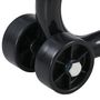 Voir la diapositive 6 : HOMCOM Support béquille de moto arrière support de roue lève moto arrière sur roulettes avec bobine de bras oscillant U + L, noir