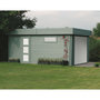 Voir la diapositive 2 : SOLID SUPERIA Garage bois Telfer 17,07 m² avec porte sectionnelle