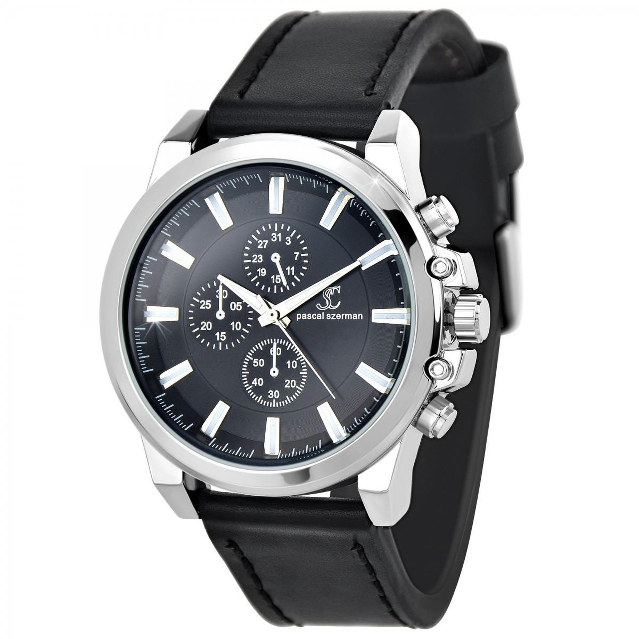 Voir la diapositive 1 : SC CRYSTAL Montre homme quartz par Pascal Szerman