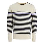 Jack & Jones Pull Beige/ Homme Jack & Jones Robson. Coloris disponibles : Bleu