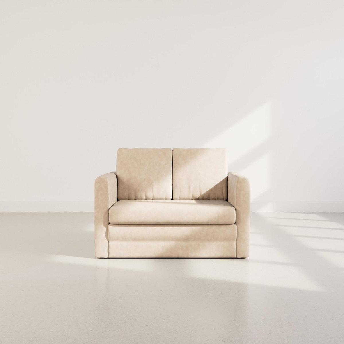 BEST MOBILIER Marilia - canapé 2 places convertible déplimousse en simili