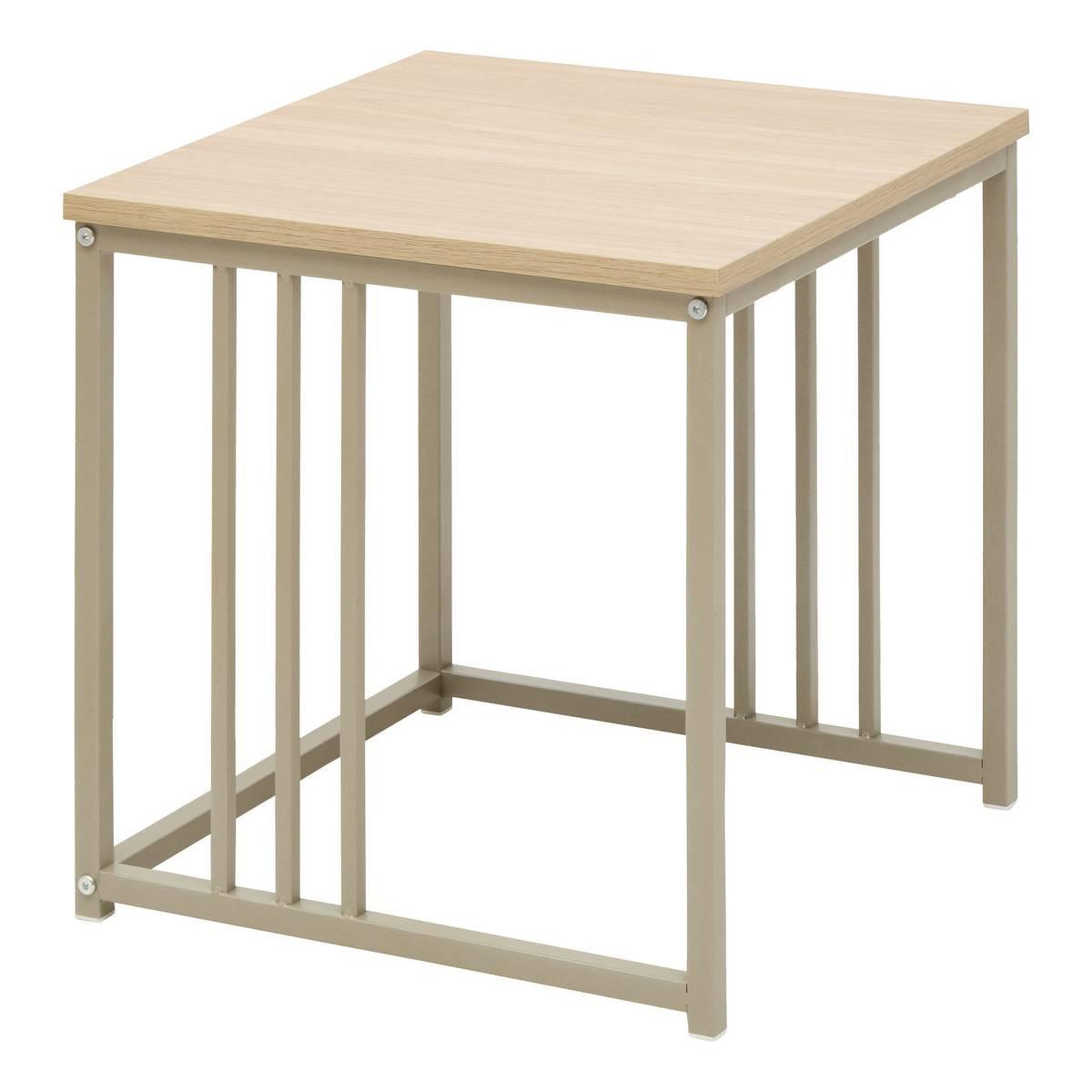 Voir la diapositive 5 : FIVE Lot de 2 Tables d'Appoint Gigognes  Duna  45cm Sable