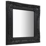 Voir la diapositive 2 : VIDAXL Miroir mural style baroque 40x40 cm noir