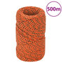 Voir la diapositive 1 : VIDAXL Corde de bateau Orange 2 mm 500 m Polypropylene