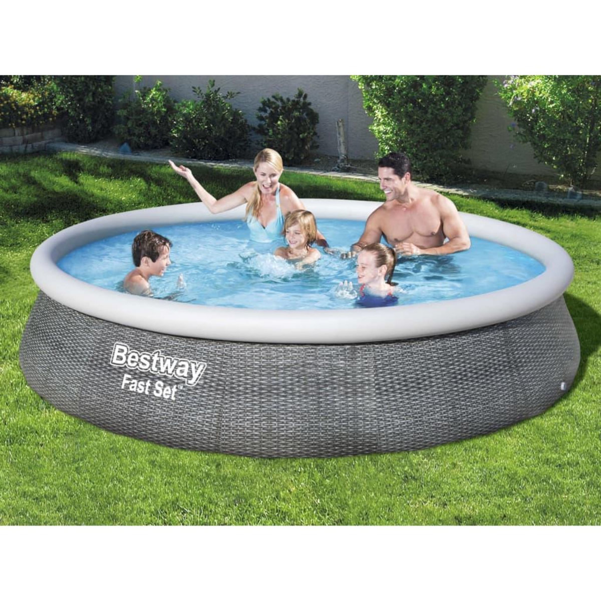 BESTWAY Bestway Ensemble de piscine gonflable Fast Set avec pompe 396x84 cm