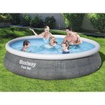 BESTWAY Bestway Ensemble de piscine gonflable Fast Set avec pompe 396x84 cm