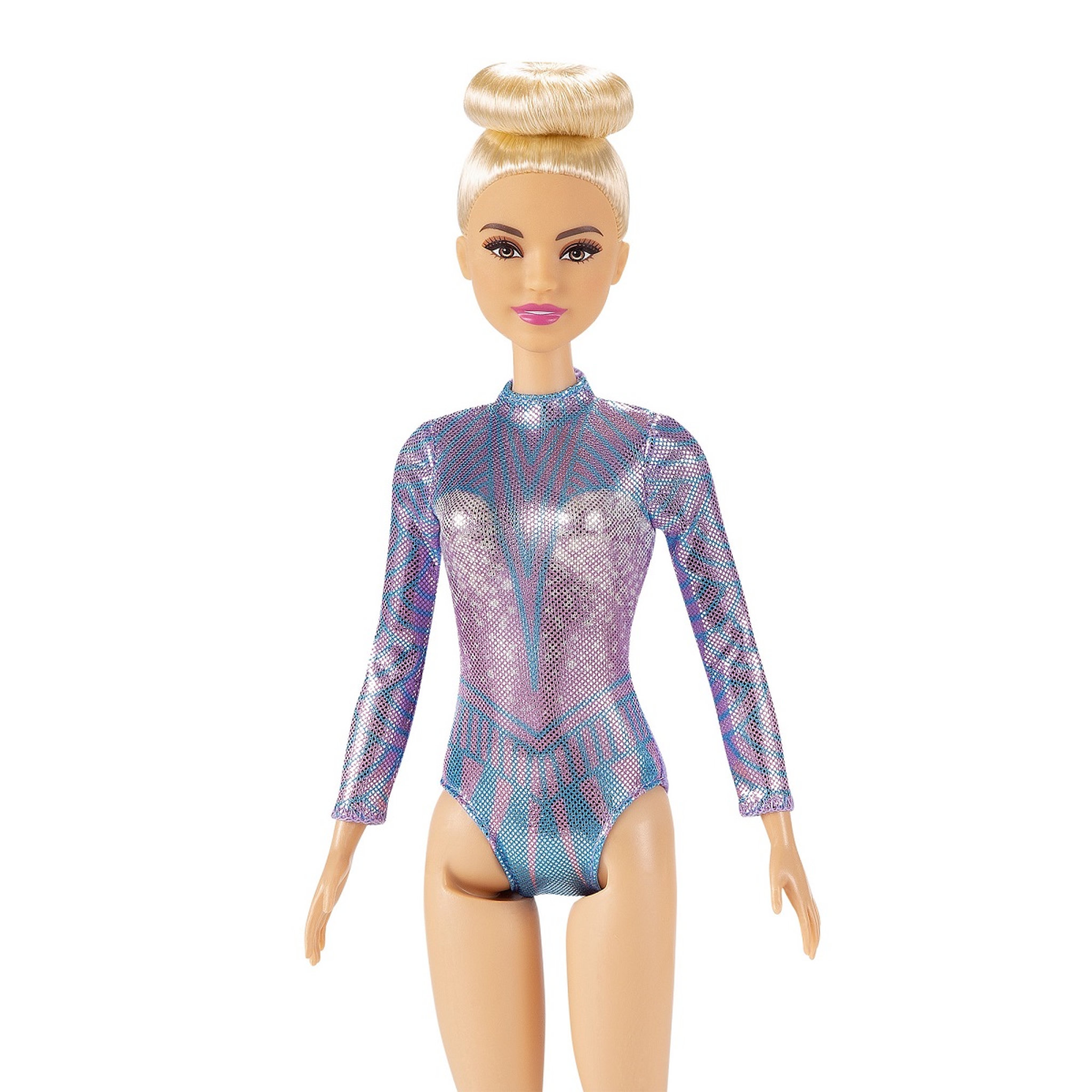 Voir la diapositive 3 : BARBIE Poupée Barbie Métiers de Rêves - Barbie gymnaste blonde