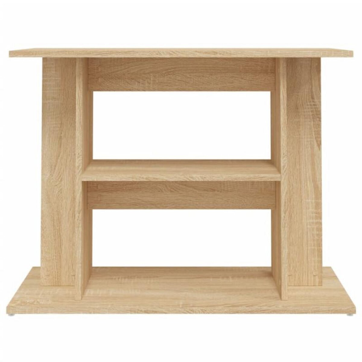 VIDAXL Support pour aquarium chêne sonoma 80x35x60cm bois d ingénierie