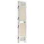 Voir la diapositive 3 : VIDAXL Cloison de separation 5 panneaux Creme 175x165 cm Tissu