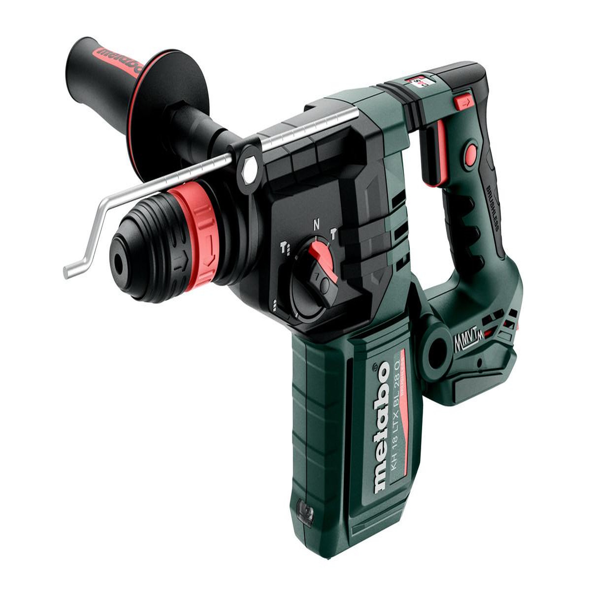 METABO SAS Marteau perforateur burineur 18 V sans fil KH 18 LTX 28 BL Quick Pick+Mix - sans batterie