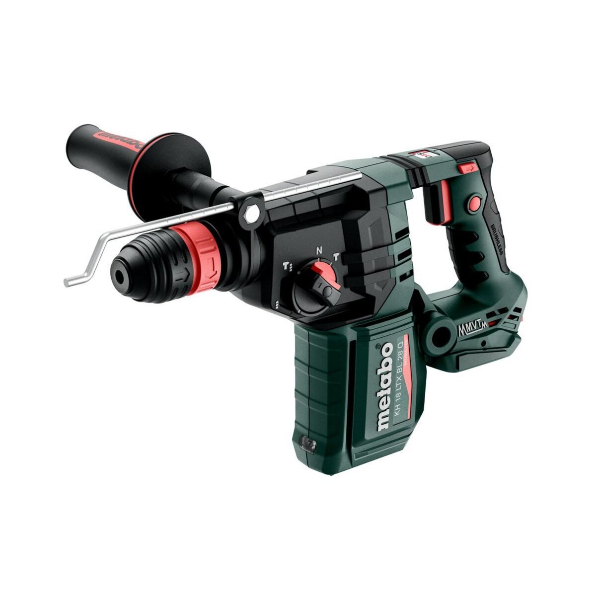 METABO SAS Marteau perforateur burineur 18 V sans fil KH 18 LTX 28 BL Quick Pick+Mix - sans batterie