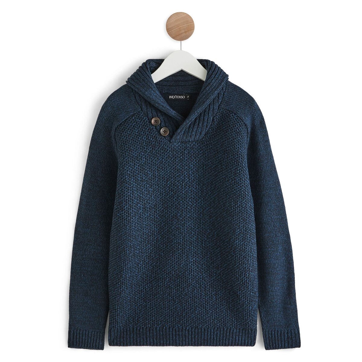 IN EXTENSO Pull col chale garçon