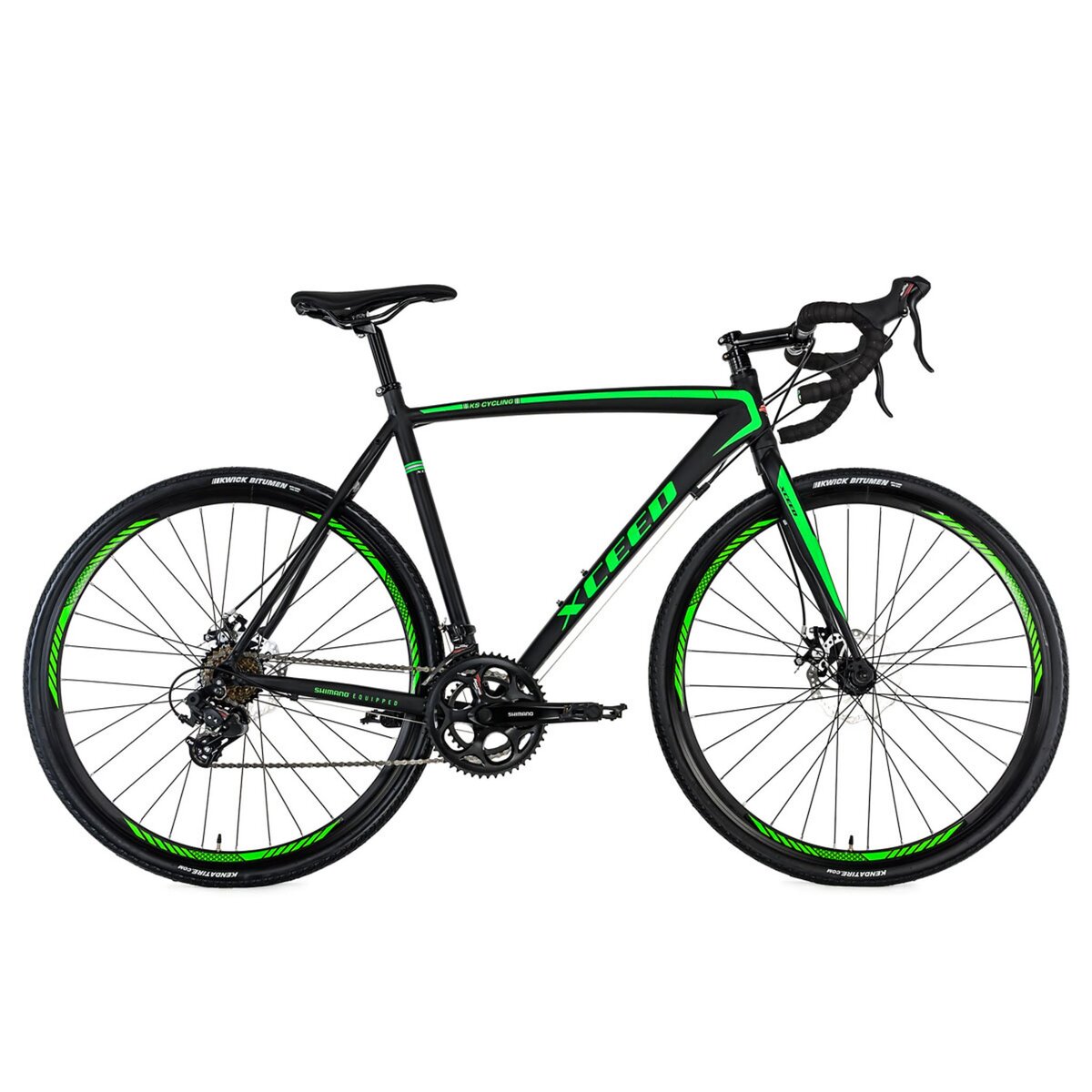  Vélo de course 28'' Xceed Gravel bike noir TC 58 cm