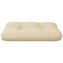 Voir la diapositive 5 : VIDAXL Coussin de palette beige 50x40x12 cm tissu
