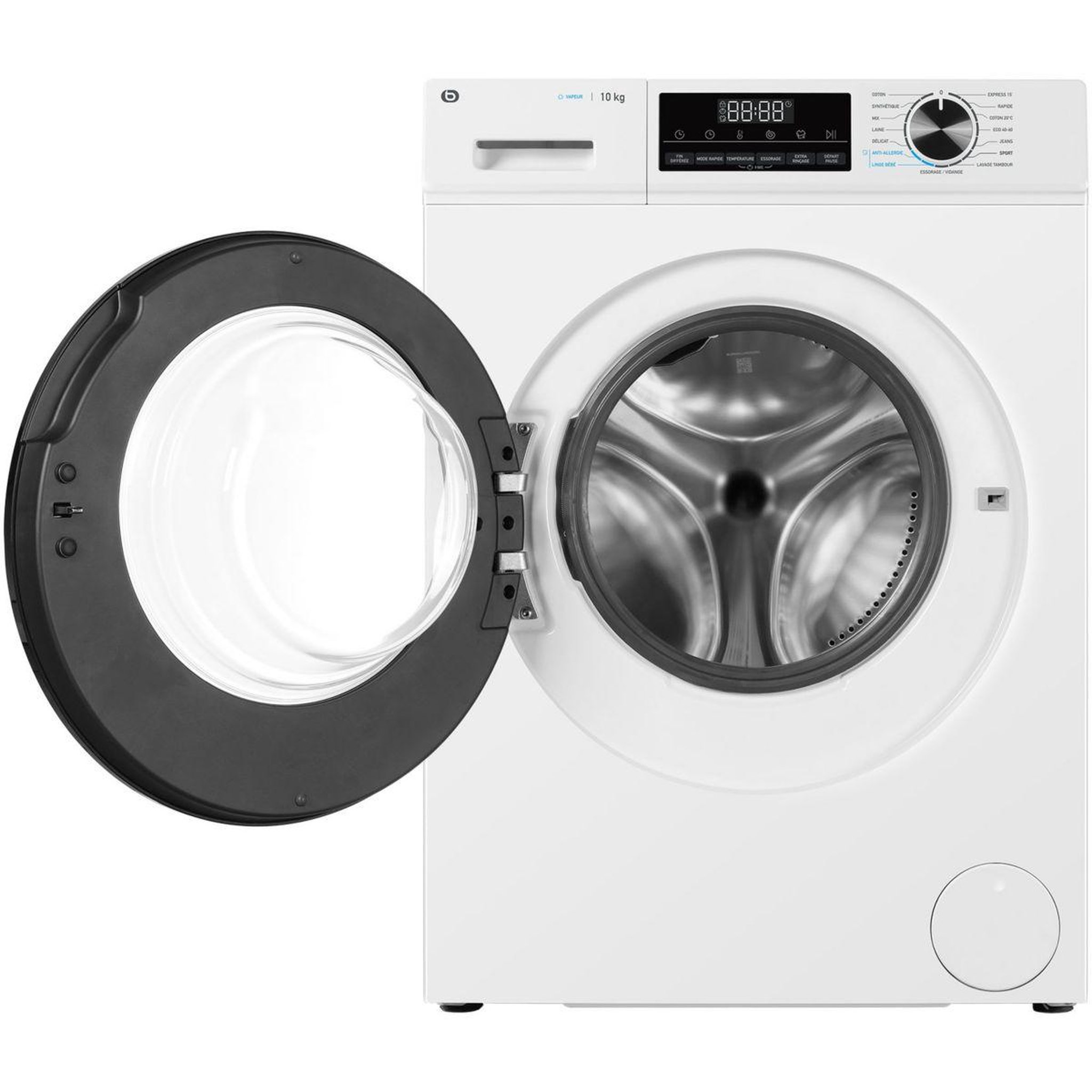 Voir la diapositive 2 : ESSENTIEL B Lave linge hublot ELF1014-6b - 10 kg - 1400 tr/min - Classe A - Moteur induction