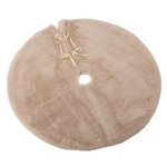 Paris Prix Cache-Pied pour Sapin  Rond  90cm Beige