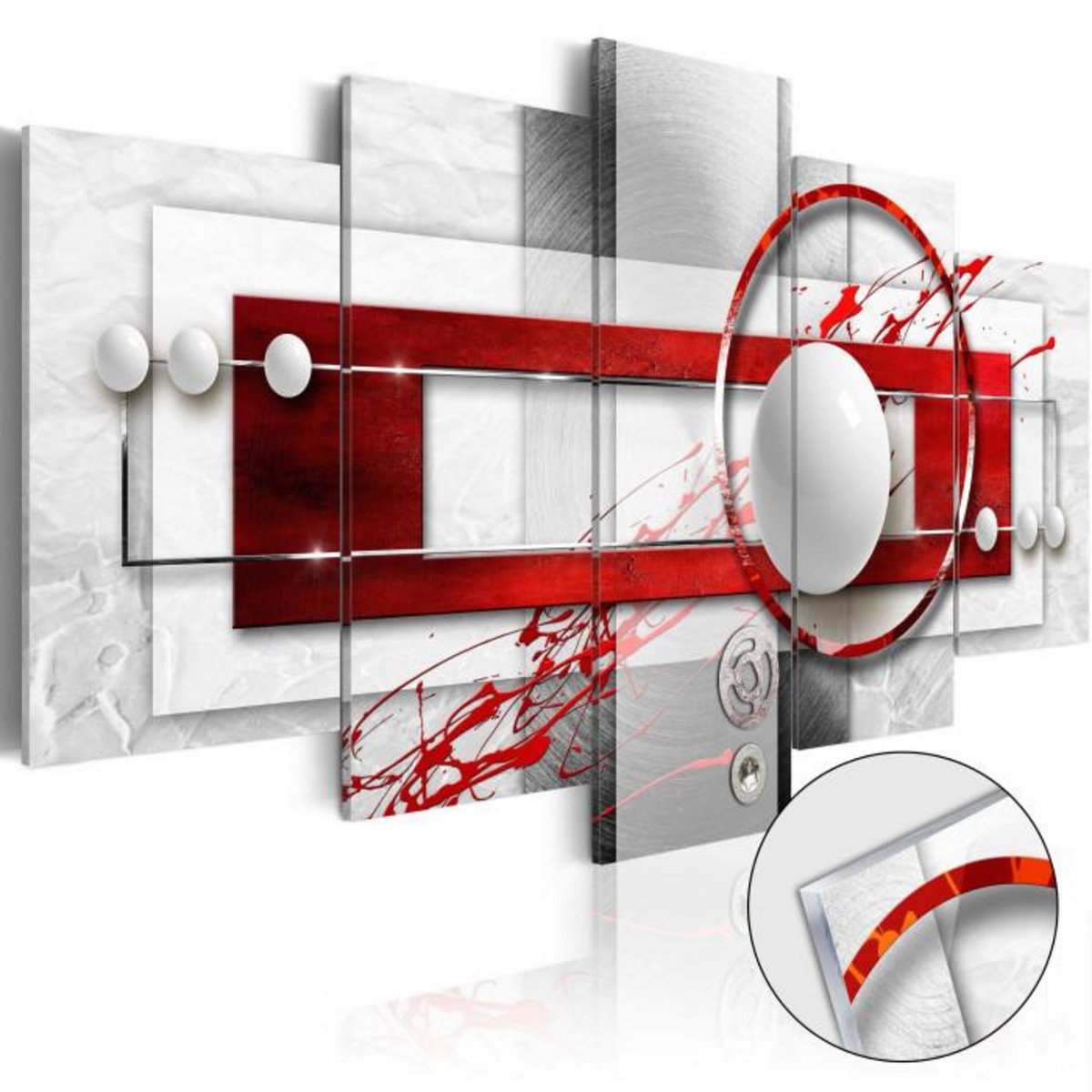 Paris Prix Tableau sur Verre Acrylique  Incarnadine Energy