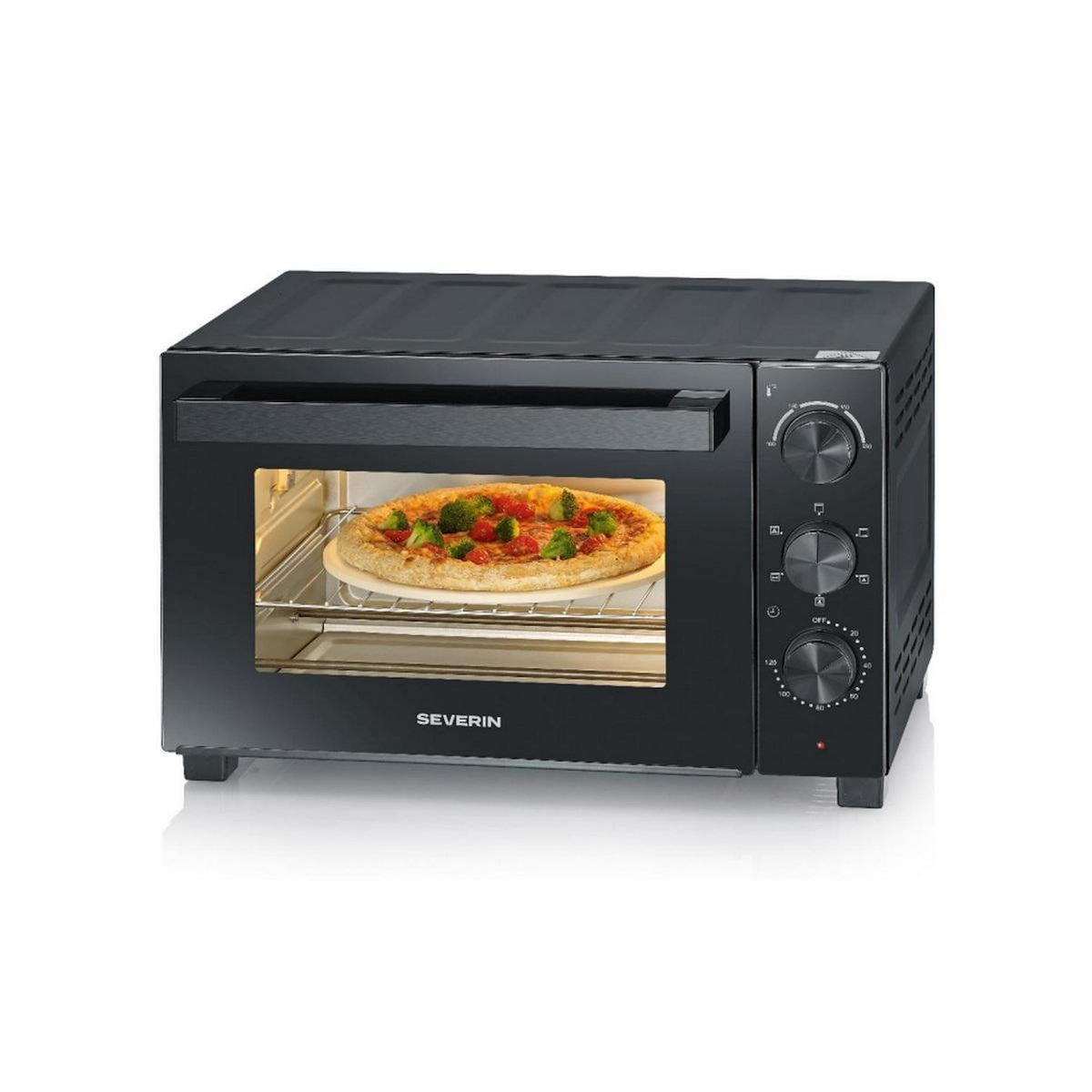 SEVERIN Four chaleur tournante 30l 48.5cm noir - TO2075