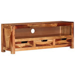 VIDAXL Meuble TV 110x30x40 cm Bois d'acacia massif