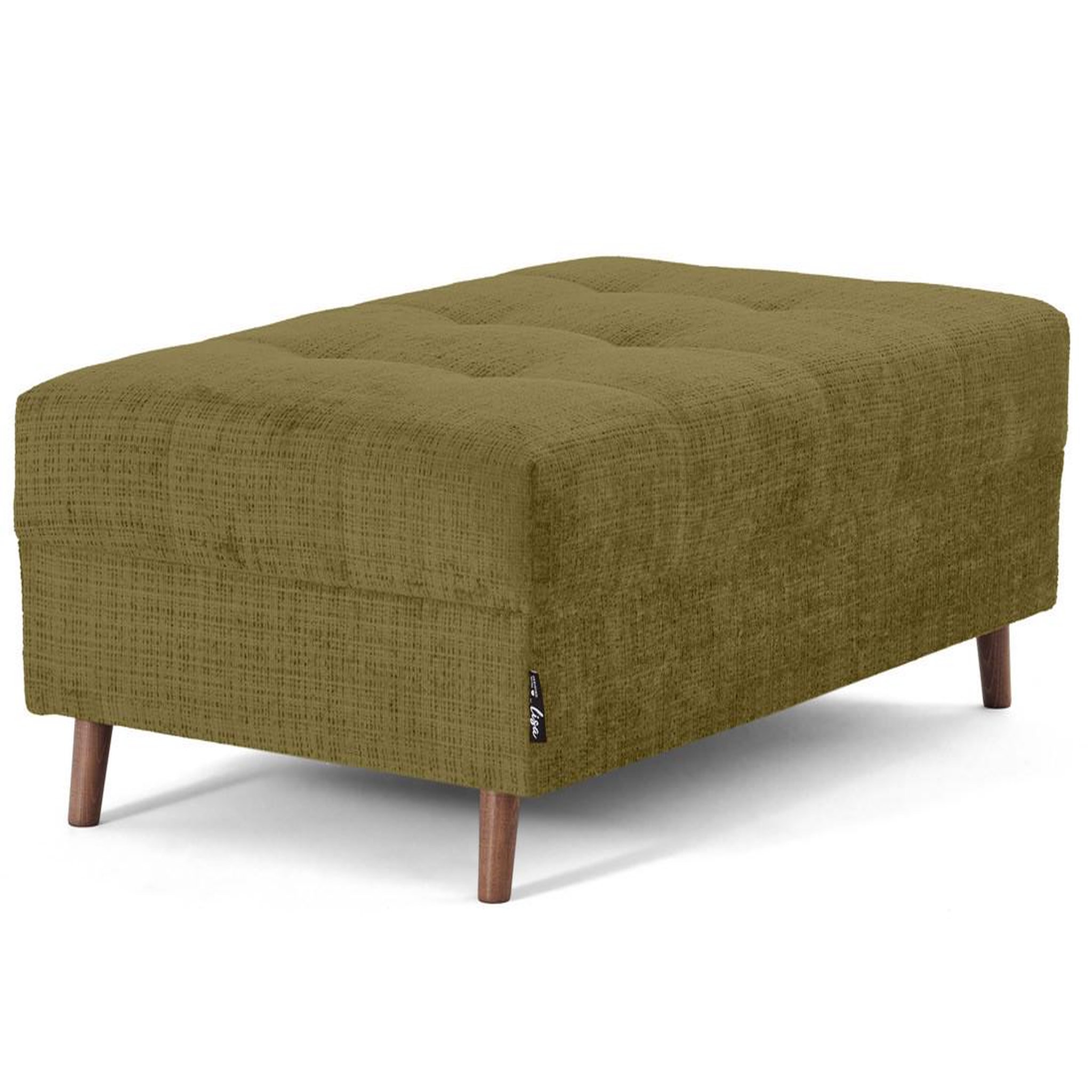 Voir la diapositive 2 : LISA DESIGN Rune - pouf en velours texturé