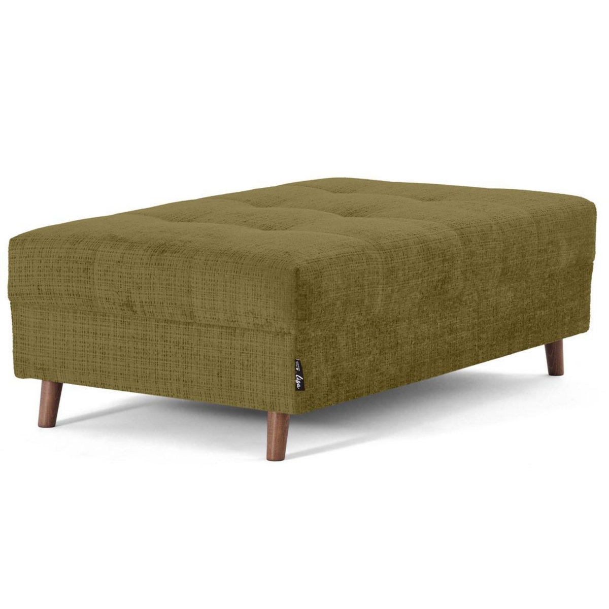 LISA DESIGN Rune - pouf en velours texturé