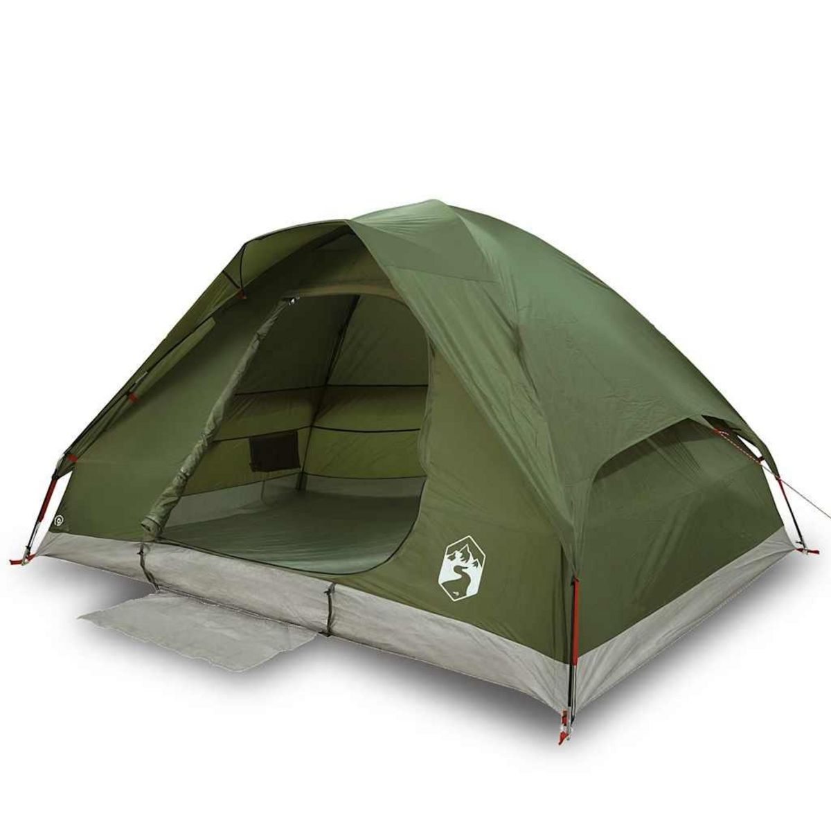 VIDAXL Tente de camping a dome 2 personnes vert olive impermeable