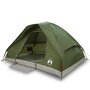 Voir la diapositive 2 : VIDAXL Tente de camping a dome 2 personnes vert olive impermeable