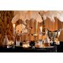 Voir la diapositive 2 : Paris Prix Bougeoir Design  Perles  28cm Transparent