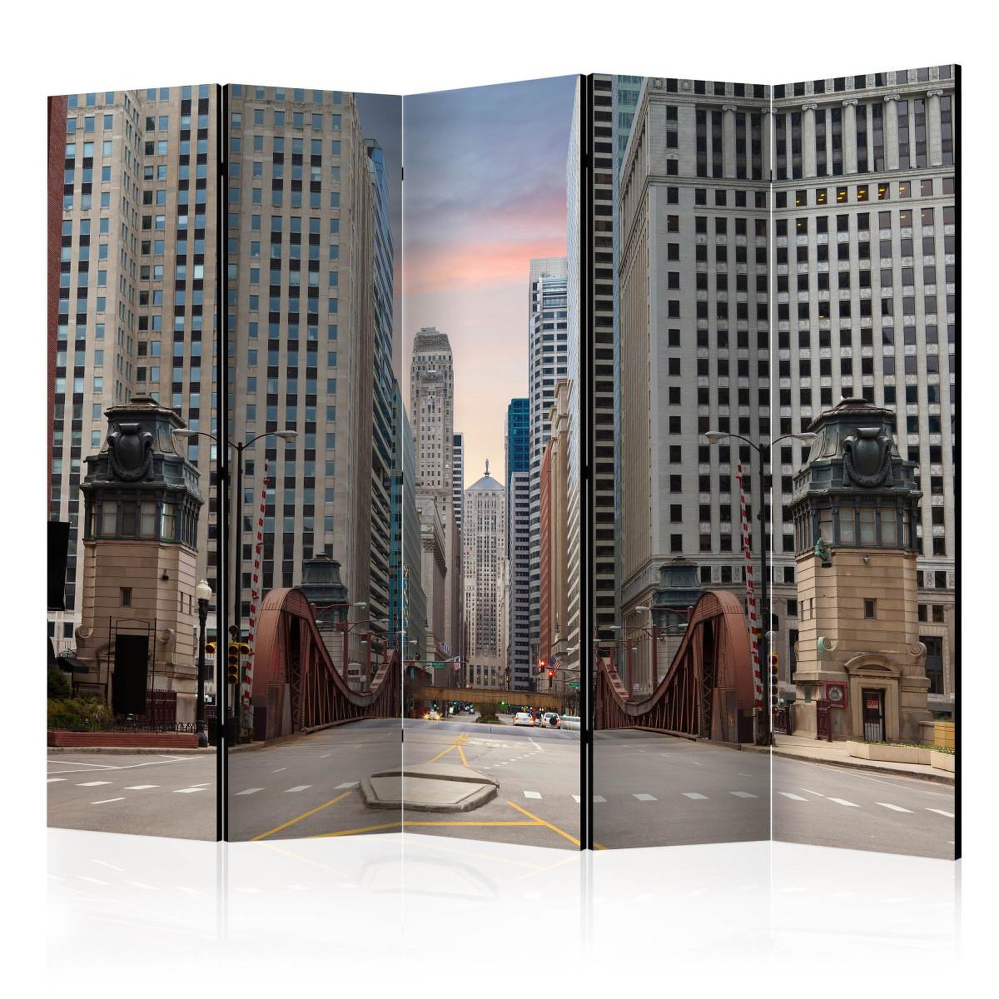 Paris Prix Paravent 5 volets  chicago street  172x225cm