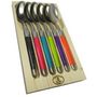 Voir la diapositive 3 : Jean dubost Coffret de 6 cuillères de table - loo60251ton