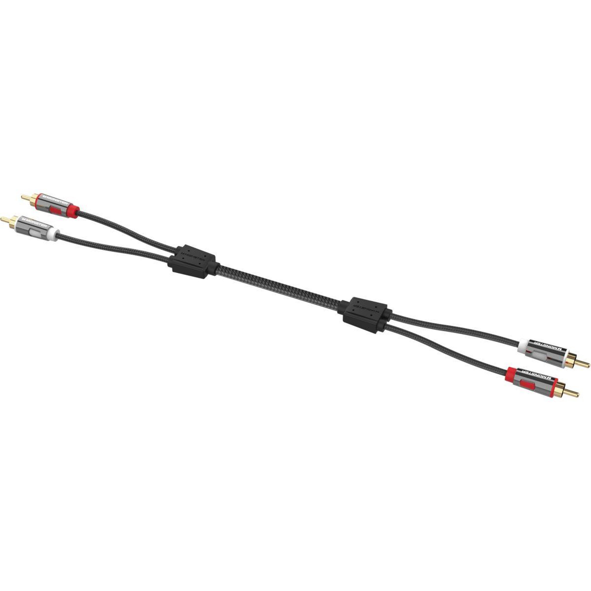 Voir la diapositive 3 : Monster Cable Câble RCA AUDIO INTERCONNEXION 2RCA M/M 3M