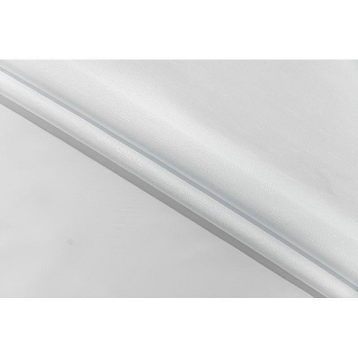 UNIVERS DECOR Nappe enduite avec traitement antitache Blanc rectangulaire 145 x 240 cm