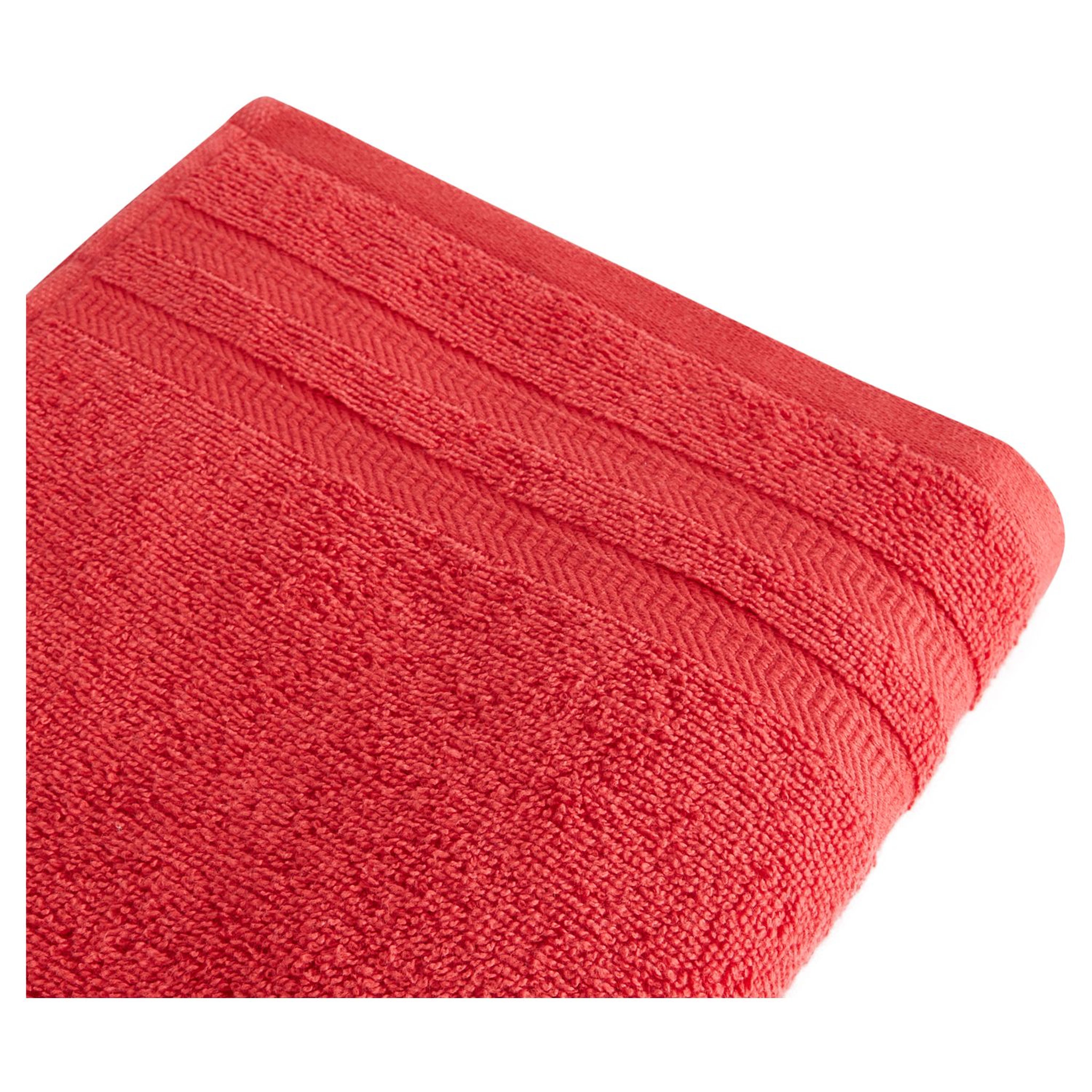 Voir la diapositive 2 : ACTUEL Maxi drap de bain uni en coton 450 g/m²