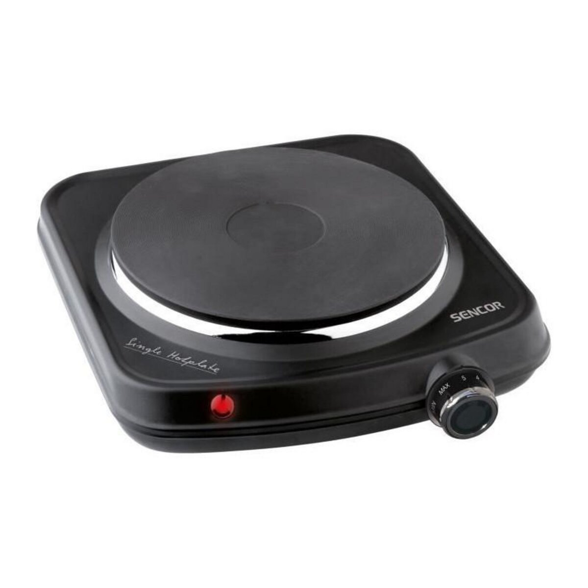 SENCO Plaque de cuisson électrique - SENCOR - SCP 1504BK-EUE4 - 1500 W - 1 foyer - Noir