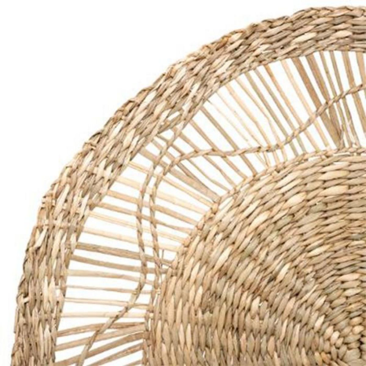 ATMOSPHERA Décoration Murale Ronde  Seagrass  38cm Naturel