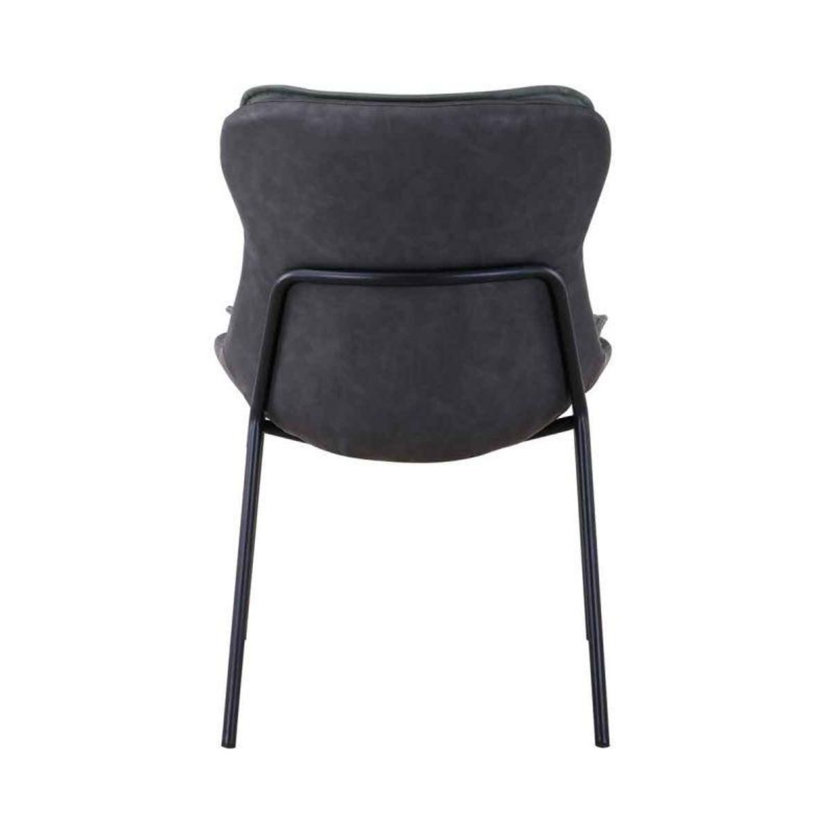 Paris Prix Chaise Design  Brady  84cm Vert & Gris Foncé