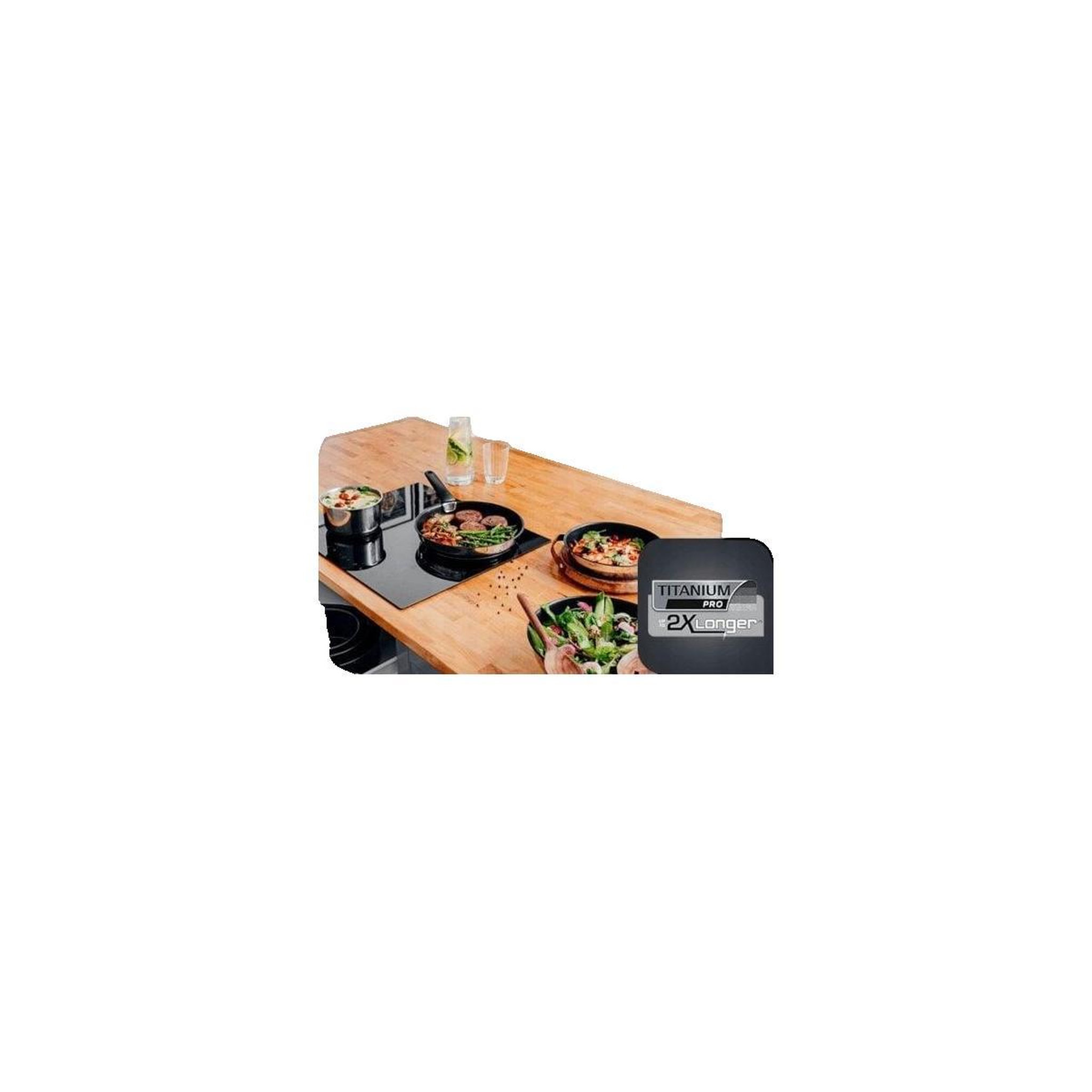 Voir la diapositive 3 : TEFAL Batterie de cuisine Tefal Ingenio Emotion acier inoxydable antiadhésif