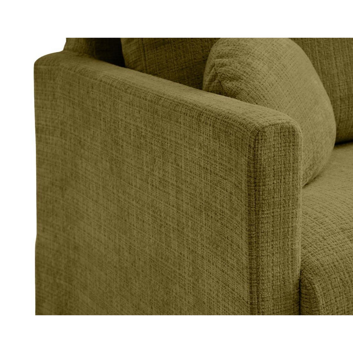 LISA DESIGN Serena - canapé droit déhoussable 2 places en velours texturé