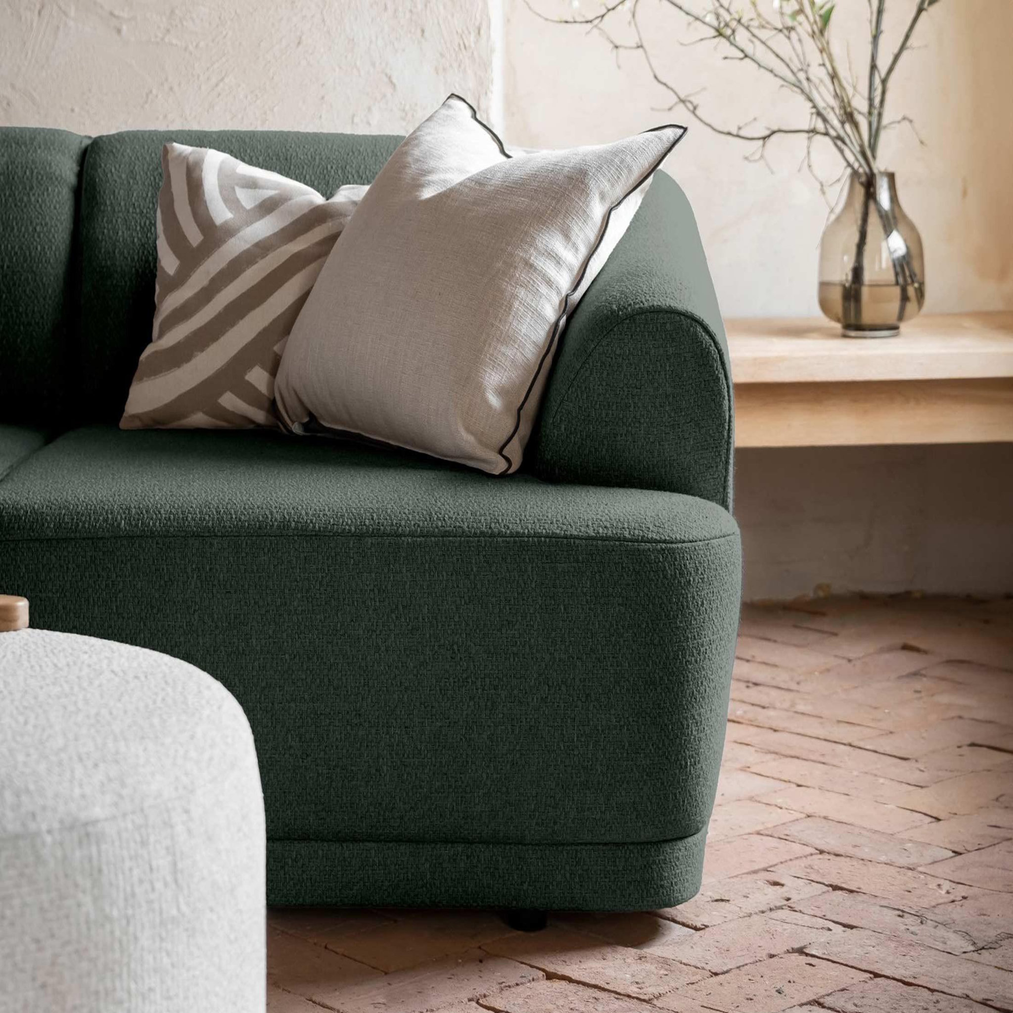 Voir la diapositive 5 : BEST MOBILIER Siena - canapé d'angle gauche - 5 places - en tissu