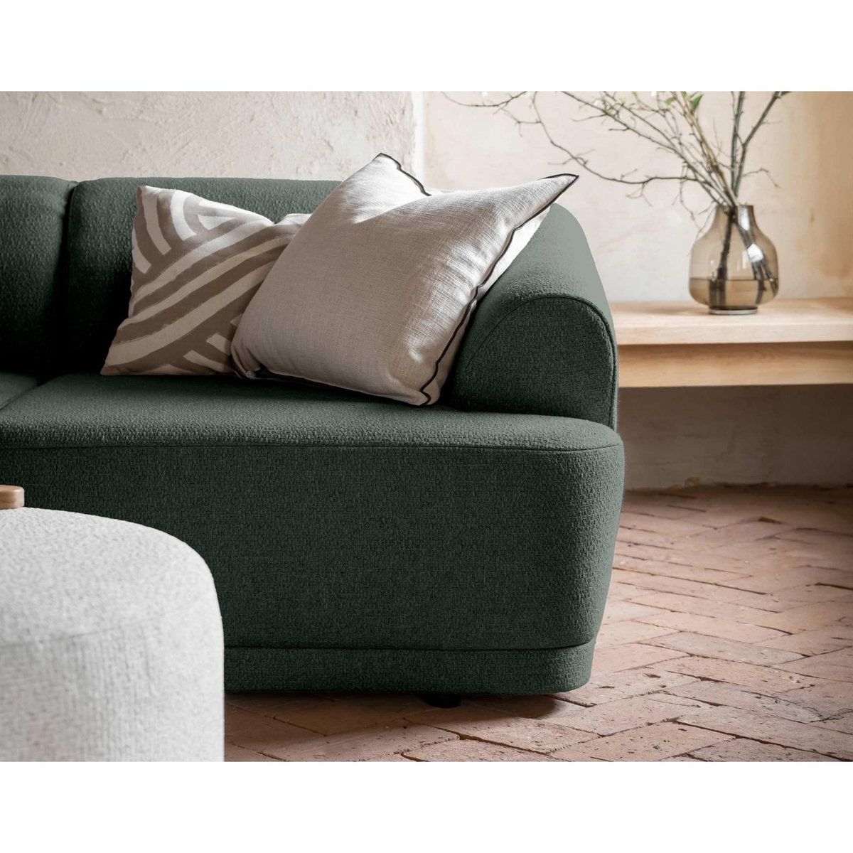 BEST MOBILIER Siena - canapé d'angle gauche - 5 places - en tissu