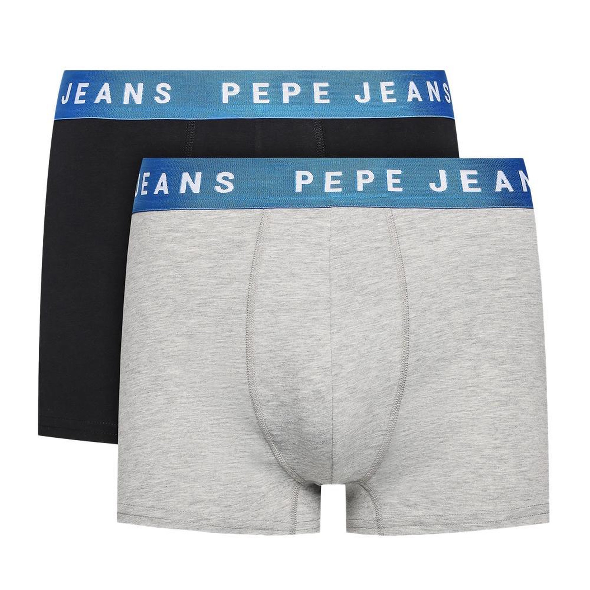 Voir la diapositive 1 : Pepe Jeans 2x Boxers Noir/Gris Homme Pepe Jeans PMU