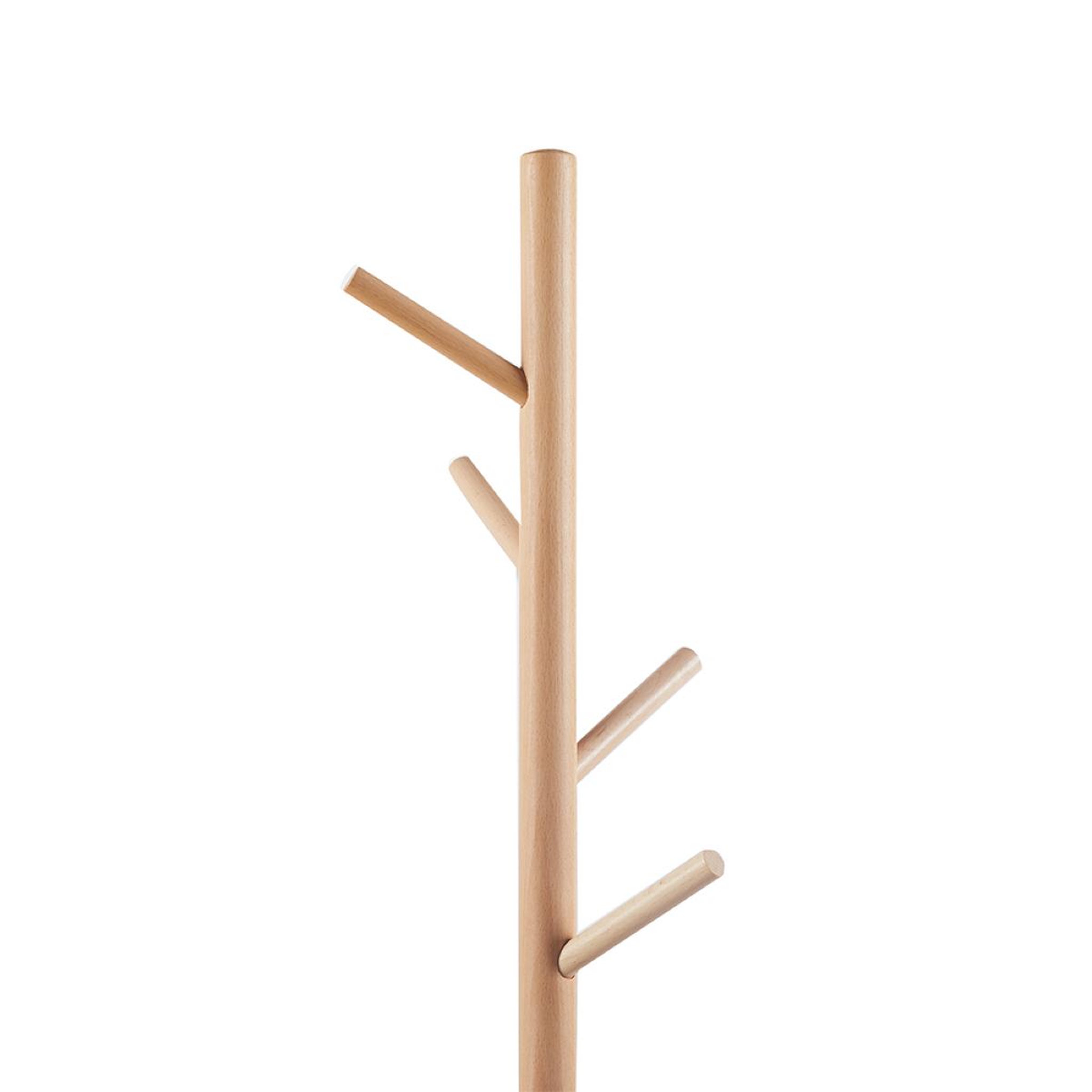 Voir la diapositive 3 : JLC KREATION Porte-manteaux moderne bois et noir lova