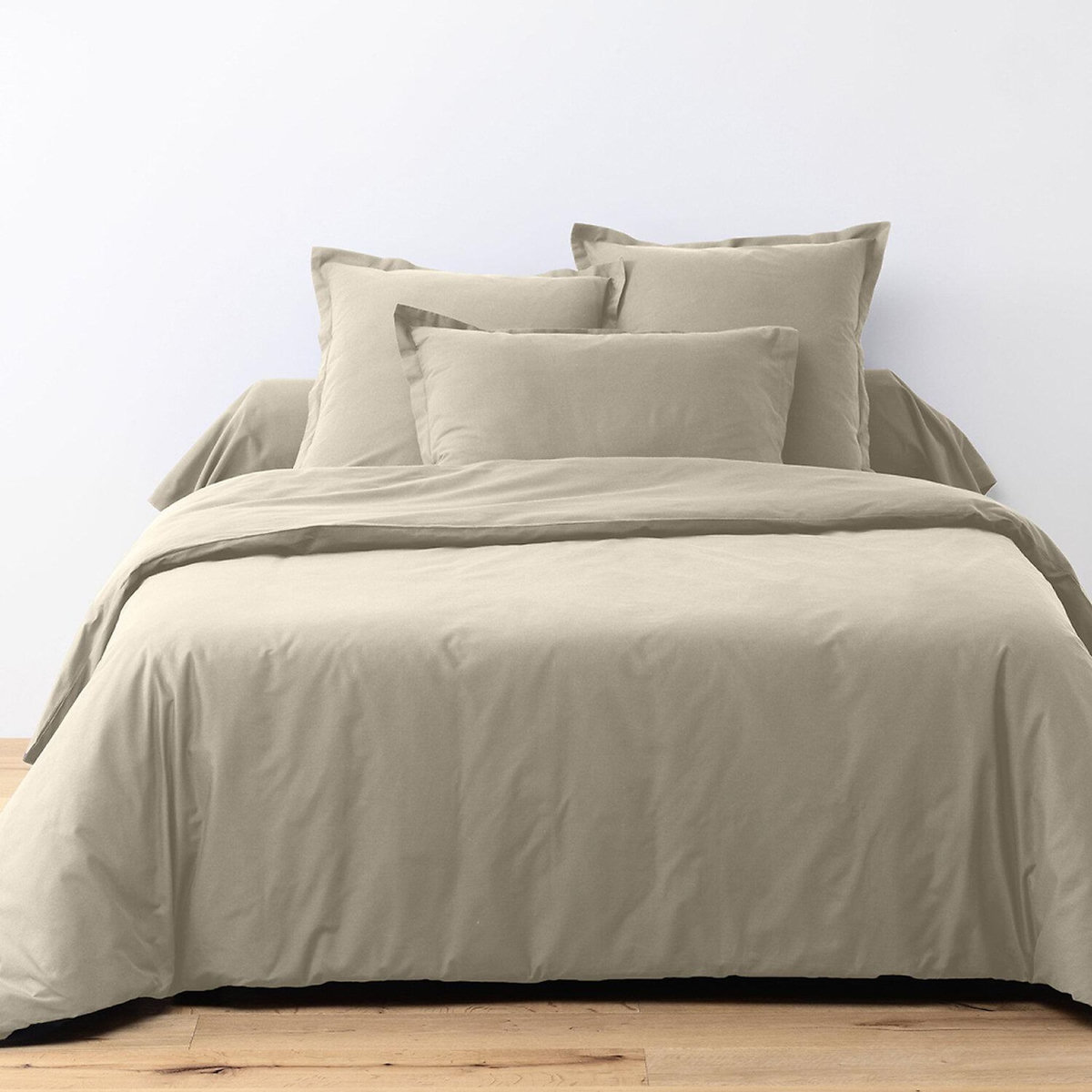Home collection Taie de traversin 100% coton 57fils