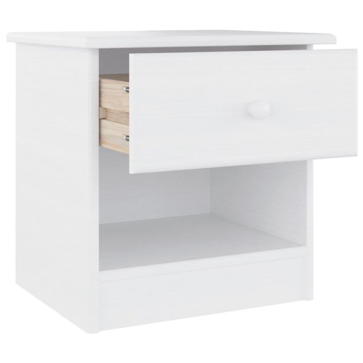 VIDAXL Table de chevet ALTA blanc 41x35x41 cm bois de pin massif