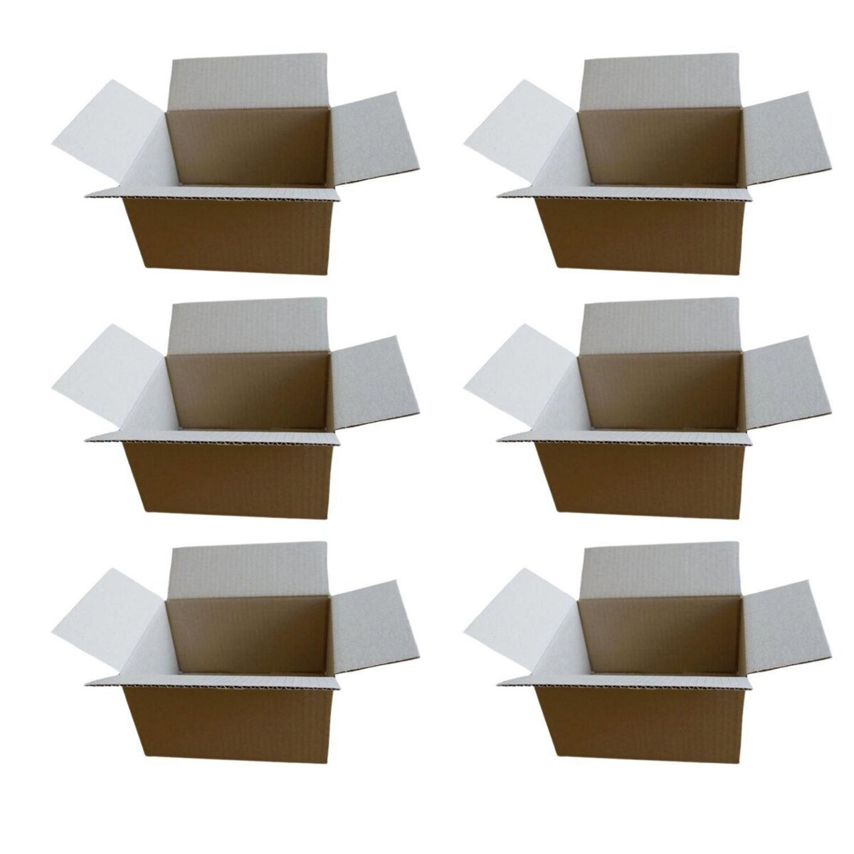 RAJA 100 petits cartons d'emballage 16 x 12 x 11 cm