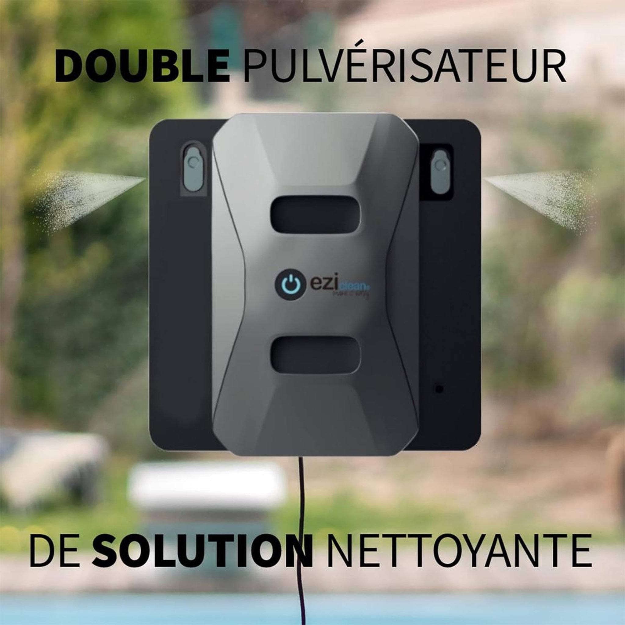 Voir la diapositive 2 : EZICLEAN Robot lave vitre électrique 72w - windobots6ultra